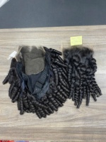 Perruque Lace Front Bouclée Profonde Cheveux Humains Vietnamiens Remy Dentelle HD Double Drawn Sans Colle Pointes Pleines