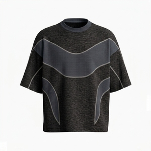 Camisetas Extra Grandes para Hombre al por Mayor, Camisetas de Algodón Grueso de Moda, Camisetas con Estampado Gráfico Personalizado - Product Image 1