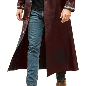 Chaqueta de Cuero para Hombre de la Mejor Calidad, Chaqueta de Cuero Genuino Premium, Color Único, Marca Personalizada, Suministro de Fábrica ODM - Product Image 6