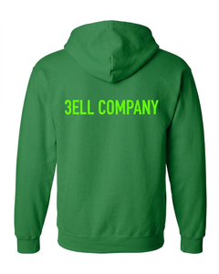 Sudaderas con Capucha y Bolsillos de Felpa de Algodón Verde Unisex Premium con Logotipo Personalizado - Diseño Ecológico Listo para el Invierno - Product Image 2