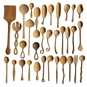 Cuillère en bois sculptée à la main du Vietnam |   Cuillère à café et à thé faite à la main pour la cuisine et la table - Product Image 4