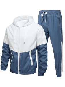Ensemble de survêtement zippé de marque pour homme, respirant et confortable, qualité supérieure, faible MOQ, collection 2026 – Sweat à capuche et pantalon de jogging - Product Image 2