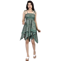Robe d'été décontractée pour femme grande taille en soie naturelle, lavable, respirante, longueur genou, style bohème vintage à motifs floraux, pois, rayures et cachemire
