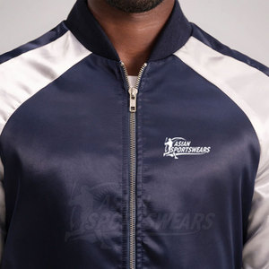 Vente directe d'usine, veste en satin pour homme avec tailles personnalisables, prix raisonnable. - Product Image 6