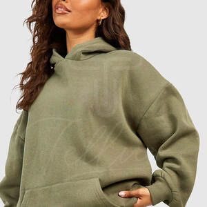 Survêtement personnalisé pour femmes, manches longues, coton, haut court à capuche, survêtement slim fit pour femmes - Product Image 4