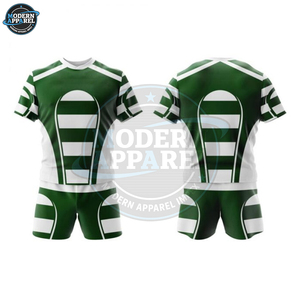 Uniforme de Rugby Sublimado para Hombre, Nuevo, al por Mayor, con Diseño Impreso y Pantalones Cortos, Uniforme de Rugby Profesional - Product Image 2