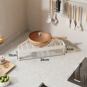 Étagère de rangement murale multifonctionnelle en fer à double niveau, moderne, pour cuisine, pratique, organisateur de cuisine, armoire de rangement - Product Image 3