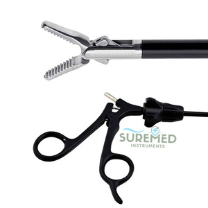 Pinza laparoscópica de boca de pez para sujetar tejido quirúrgico, atraumatizante, endoscópica, con certificación ISO13485 - Product Image 2