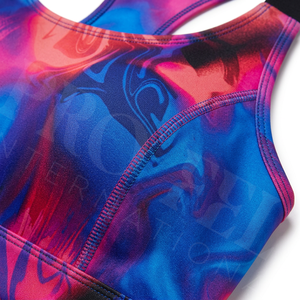 Soutien-gorge de sport confortable et tendance pour femme, personnalisable par sublimation, dos nageur, rembourré, respirant, séchage rapide, pour fitness et entraînement - Product Image 4