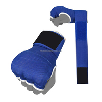 Gants de boxe professionnels de qualité supérieure entièrement personnalisables avec coques en gel, en coton/polyester, sangle de poignet réglable et doublure intérieure extensible