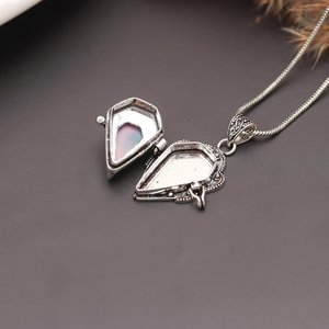 NIKHIL GEMS Pendentif Cercueil en Opale Aurore Fait Main en Argent Sterling 925, Médaillon à Compartiment Secret, Vintage, Fiançailles, Troisième Partie - Product Image 4