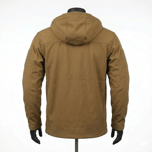 Vestes softshell coupe-vent sur mesure pour hommes, unisexes, impression par sublimation, matière imperméable, fermeture éclair - Product Image 3