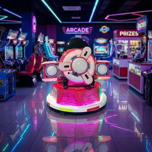 Manège pour enfants sur le thème des avions, fonction rotative motorisée, métal durable, capacité de 50 kg, fonctionnement par un seul joueur, utilisation en intérieur, pour enfants - Product Image 4