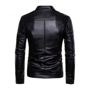 Veste en cuir pour homme à prix raisonnable, meilleur design vintage d'hiver, veste en cuir de mouton personnalisée à vendre - Product Image 3