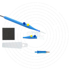 Crayon électrochirurgical jetable à usage unique avec nettoyeur de pointe et étui pour hôpitaux, alimentation électrique, matériau plastique - Product Image 3