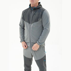 Ensemble de survêtement coupe-vent en nylon grande taille imperméable, léger et respirant avec veste et pantalon de jogging – Vente en gros - Product Image 4