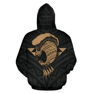 Sudaderas con Capucha Sublimadas de Estilo Polinesio con Diseño Personalizado OEM/ODM, Sudadera Tribal con Capucha, Sudaderas Hawaianas con Patrón Maorí Personalizadas al por Mayor - Product Image 3