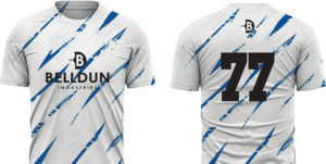 Ensemble de maillots de sport classiques blancs pour hommes, coupe ajustée, 100 % polyester, nouvelle arrivée, uniformes de football, logo personnalisé, sublimation - Product Image 4