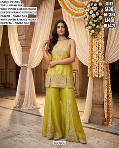 Elegant <b>Red</b> Jacquard Silk <b>Lehenga</b> Choli Embroidery Floor Length Regular Fit Women India Pakistan Wedding Quick Dry All Seasons - Product Image 5