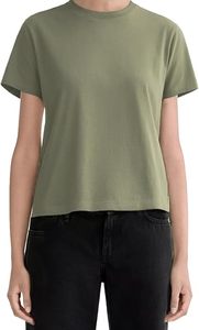 Women's 100% Cotton Crew Neck T-Shirt - Soft Relaxed Fit <b>Box</b> Cut Casual Tee - Product Image 5