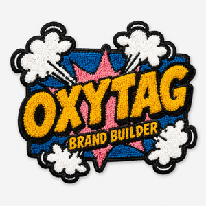 Oxytag Brand <b>Builder</b> Iron-On Chenille Embroidery Patch Irregular Shape Gift Decorative Fabric Patch Cheap Price OEM Custom - Product Image 3