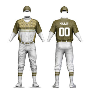 Conjunto de Uniforme de Béisbol para Hombre y Mujer, Jersey y Pantalones con Diseño Impreso - Product Image 4