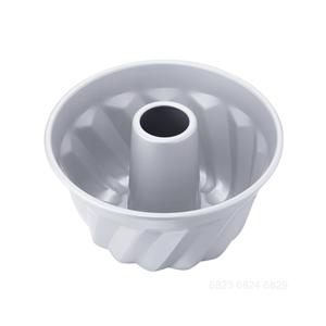 ATLAS STAR Moule à gâteau Bundt en argent de 14 cm (5,5 pouces), moule à gâteau allemand Gugelhupf, moule à pâtisserie cannelé, moule à tube Kugelhopf - Product Image 1