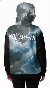 Sweat à capuche unisexe surdimensionné de qualité supérieure pour l'hiver, avec impression intégrale brodée par sublimation, pour les collections streetwear tendance - Product Image 3