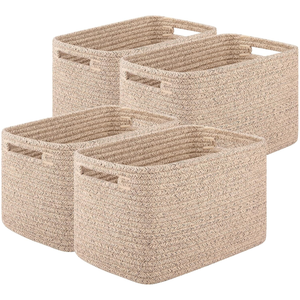 <b>Straw</b> <b>Tote</b> <b>Bags</b> Fashion Waterproof Handmade Bridesmaid Gift Handbags 13.8x5.5x10.5 Inch Two Handles - Product Image 1