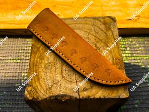 Étui à couteau léger en cuir pleine fleur de qualité supérieure, fait main, pour lame fixe, avec passant de ceinture, pour camping et chasse, support de couteau OEM ODM - Product Image 2