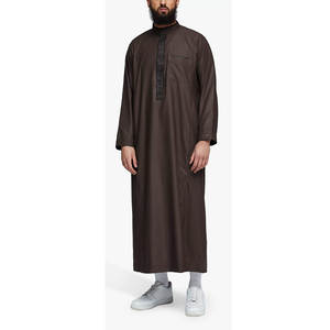 Vêtements musulmans de style arabe pour hommes, thobe jubba, en vente en ligne, nouveau design, dernière mode, jubbah turque / thawb - Product Image 1