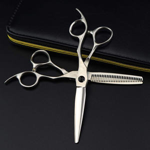 กรรไกรตัดผมมืออาชีพ J2 เหล็กกล้าไร้สนิมญี่ปุ่น สำหรับคนถนัดขวา ชุดกรรไกรตัดผมสำหรับร้านทำผม เกรด A+ - Product Image 6