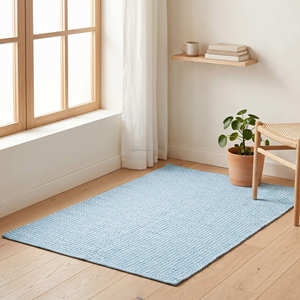 Tapis de cuisine marocain vert en coton tissé plat 120 × 180 cm pour entrée, buanderie et salle de service - Product Image 6