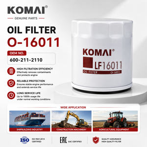 กรองน้ำมันเครื่อง KOMAI 600-211-2110  140517020  115G3-82241  1000780 15601-34100  15601-87306  SO510 สำหรับรถขุด KOMATSU PC60-7 - Product Image 1