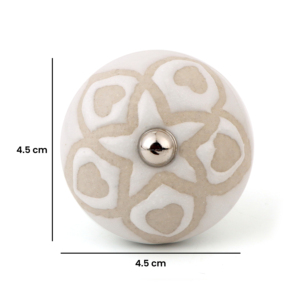 Boutons de meuble modernes en céramique bleu et blanc pour entrée, cuisine et chambre - Product Image 6