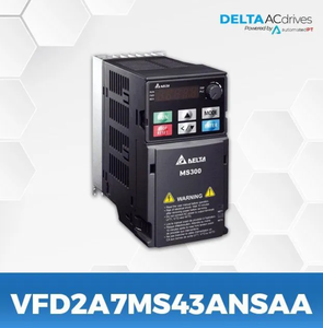 อินเวอร์เตอร์ Delta MS300 VFD2A7MS43ANSAA แบบสามเฟส 380~480V 0.75KW ขนาดกะทัดรัด - Product Image 1