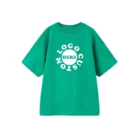 T-shirt Oversize Enfant Été 2026 – T-shirt Décontracté à Manches Courtes Imprimé en Coton pour Garçon