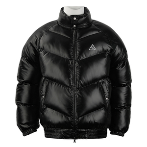 Veste matelassée pour homme de haute qualité personnalisée, imperméable, coupe-vent, chaude, épaisse, pour l'hiver, avec fermeture éclair, style décontracté, unisexe - Product Image 1