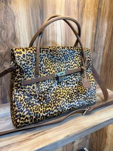 Bolso Tote de Cuero Genuino con Pelo de Vaca y Correa de Hombro Ajustable - Product Image 5