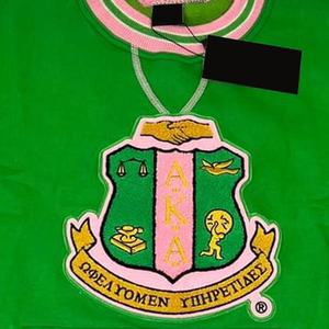 เสื้อสเวตเตอร์ผ้าฝ้าย100ปักลายแบบกำหนดเอง,เสื้อสเวตเชิ้ตผ้ากำมะหยี่สีเขียวและสีชมพู - Product Image 2