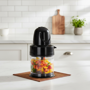 Mini hachoir à ail électrique et hachoir à viande |   Conception compacte et puissante |   Chargeur de type C pour une préparation rapide en cuisine - Product Image 1