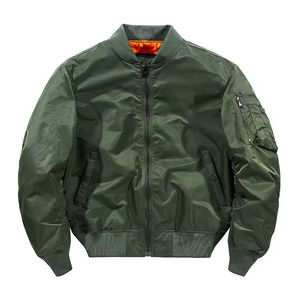 Low MOQ bomber <b>jackets</b> with fleece bomber finish casual bomber fit for US brands Wholesale Custom Logo - Product Image 6
