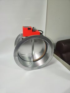 Nhà Máy bán hàng 304 thép không gỉ điện không khí van điều khiển âm lượng van điều tiết động cơ điều chỉnh van D100-1500 - Product Image 3