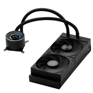 Raffreddatore Liquido AIO per CPU con Ventole PWM da 120mm, Pompa e Display da 1.8FT Max. Interfaccia di Alimentazione a 3 Pin Nera 2200RPM - Product Image 4