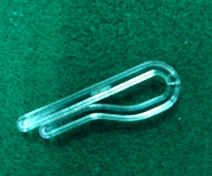 AA0158 Clip en plastique pour vêtements |   Clip à vêtements en plastique transparent en forme de U pour maintenir les vêtements, utilisation pratique - Product Image 1