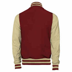 Hot Selling AZORES SPORTS Men's Winter <b>Slim</b> <b>Fit</b> Wool Body Varsity <b>Jacket</b> with Quick Dry & Breathable Features - Product Image 2