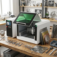 Máquina de Corte Láser de Fibra CNC ARGUS de 800W, Tipo Gantry, Refrigerada por Aire, con AI PLT/DWG para Corte de Chapa Metálica de Alta Precisión, Uso Educativo