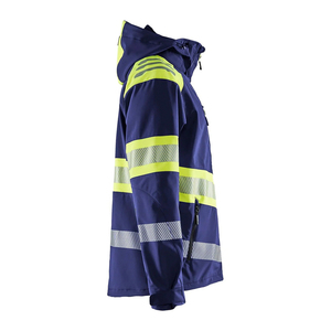 Chaqueta de Seguridad Softshell para Hombre OEM, Impermeable y Cómoda, Ropa de Trabajo Reflectante para Exteriores, Talla Personalizada - Product Image 3