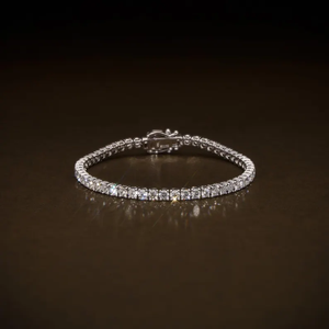 Pulsera de Diamantes Redondos Brillantes Creados en Laboratorio, 6 Quilates de Peso Total, Diamantes con Certificación IGI E-F VVS2, Joyería de Regalo para Ella - Product Image 2