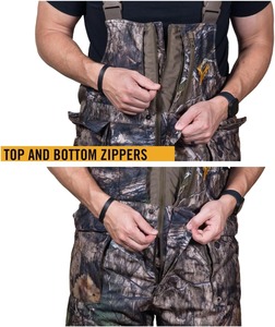 Pantalon de chasse pour homme en softshell camouflage, imperméable, respirant, en polyester, pour l'hiver et les activités de plein air - Product Image 6